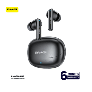 AWEI T88 ANC (Special Addition) Earbuds With Deep Noise Reduction, -35dB ANC High Definition Sound Quaily.