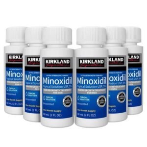 Kirkland 5% Minoxidil Extra Strength Hair Loss & Hair Regrowth Treatment for Men 60ml 6 pcs (USA original ) Kirkland 5% Minoxidil Extra Strength Hair Loss & Hair Regrowth Treatment for Men 60ml 6 pcs