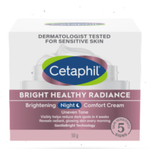Cetaphil Healthy Radiance Brightening Night Comfort Cream 50g | India