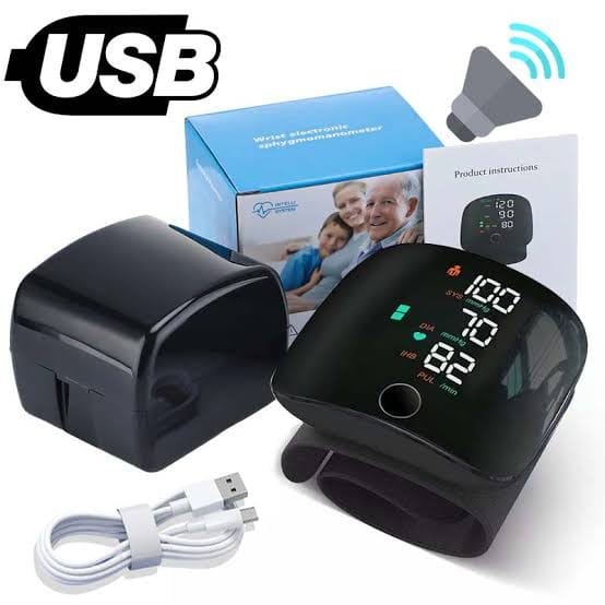 Automatic Rechargeable Digital Touch Screen Wrist type Blood-Pressure Machine Automatic Rechargeable Digital Touch Screen Wrist type Blood-Pressure Machine